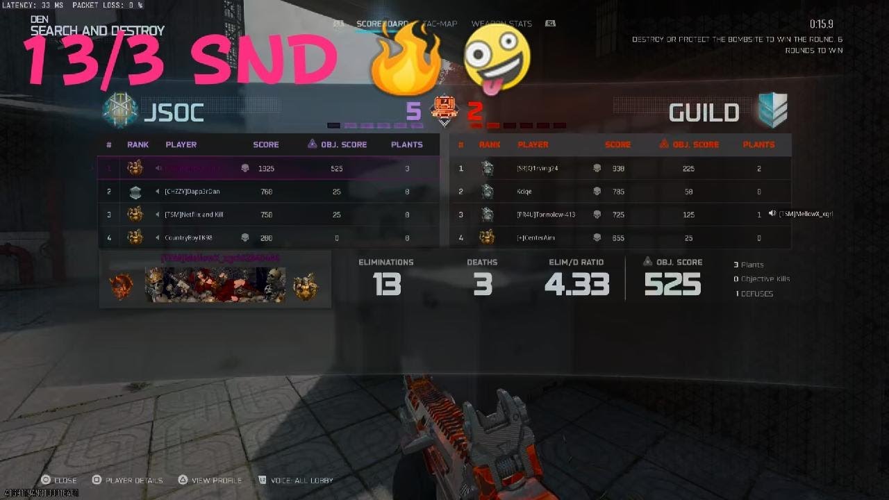 13/3 SND RANK BO7 S2