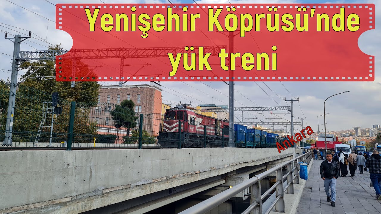 Yenişehir Köprüsü üzerinde yük treni (07.11.2022)