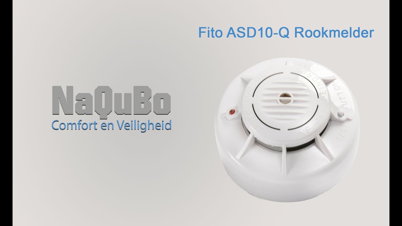 Batterij Rookmelder kopen? De Fito ASD-10Q Optische Rookmelder is een prima rookmelder.