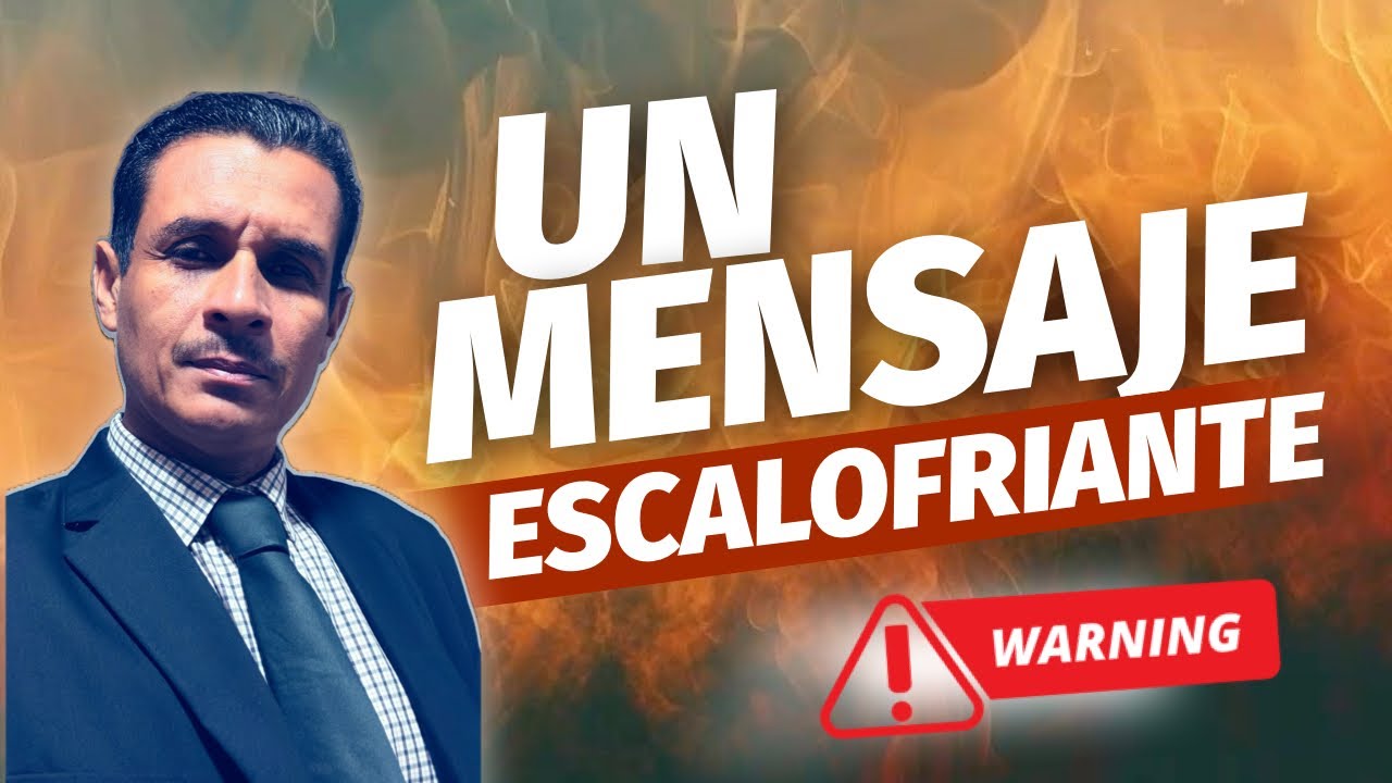 🔴Un mensaje que si da escalofríos escucharlo.