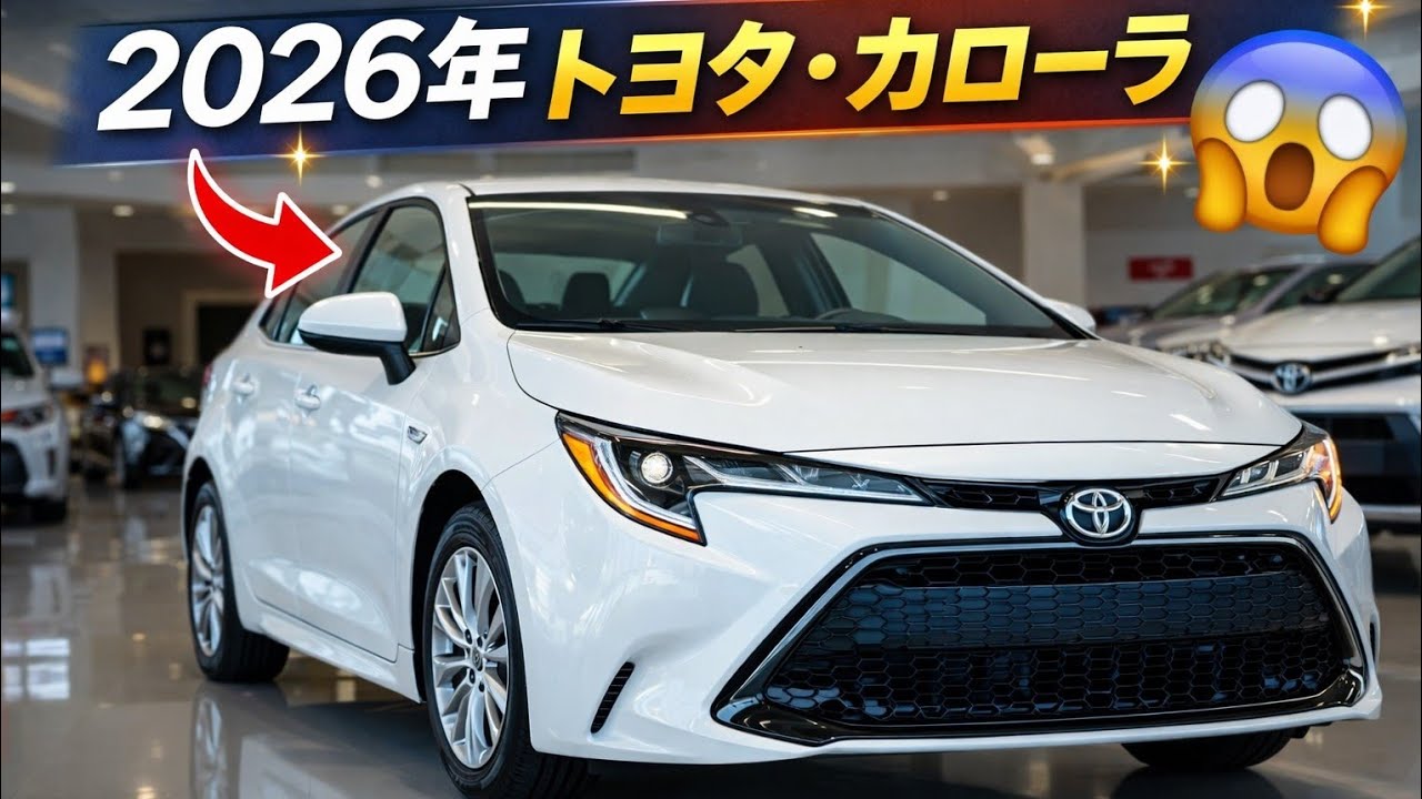 2026年トヨタ・カローラ公開 – 衝撃の新機能＆究極の進化！ 🚗✨