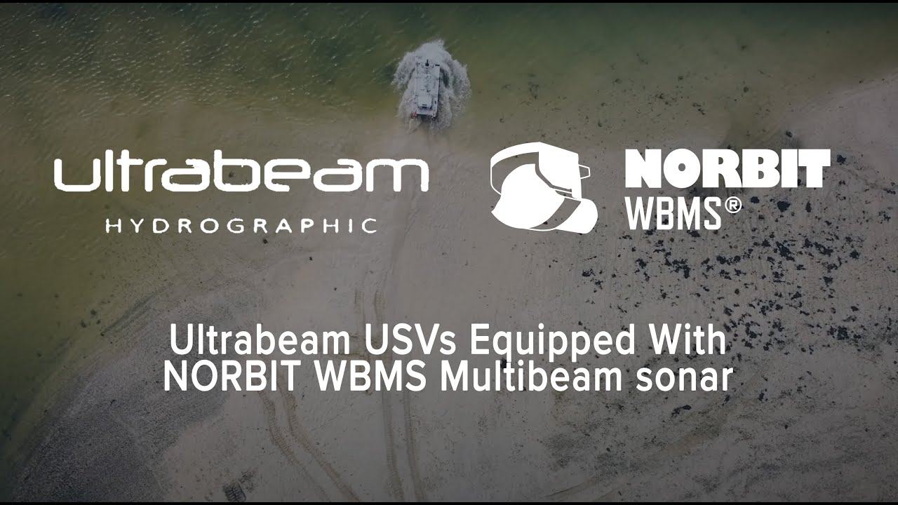 Ultrabeam's Argonaut and Axolotl equipped with NORBIT WBMS Multibeam sonar