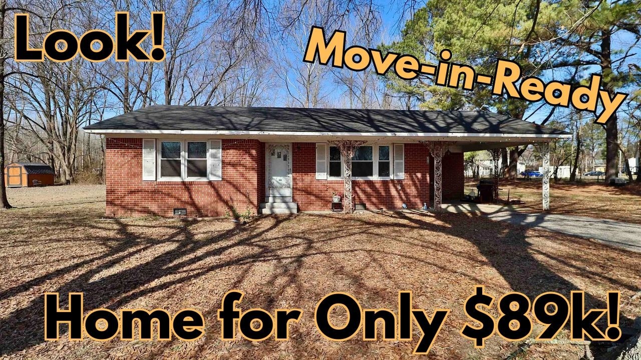 Check Out This Move-in Ready Home in TN for Only $89k!