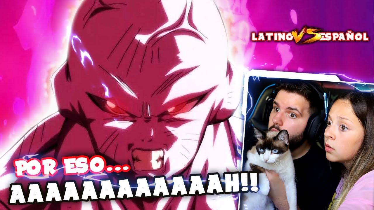 ESPAÑOLES REACCIONAN A DRAGON BALL LATINO VS ESPAÑOL!!💥EL ENFADO DE JIREN CONTRA GOKU!!🔥