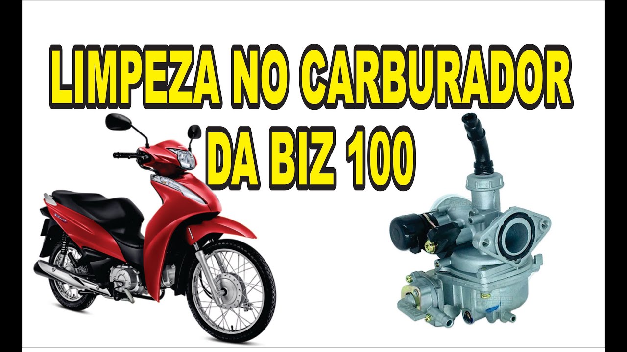 LIMPEZA NO CARBURADOR DA BIZ 100