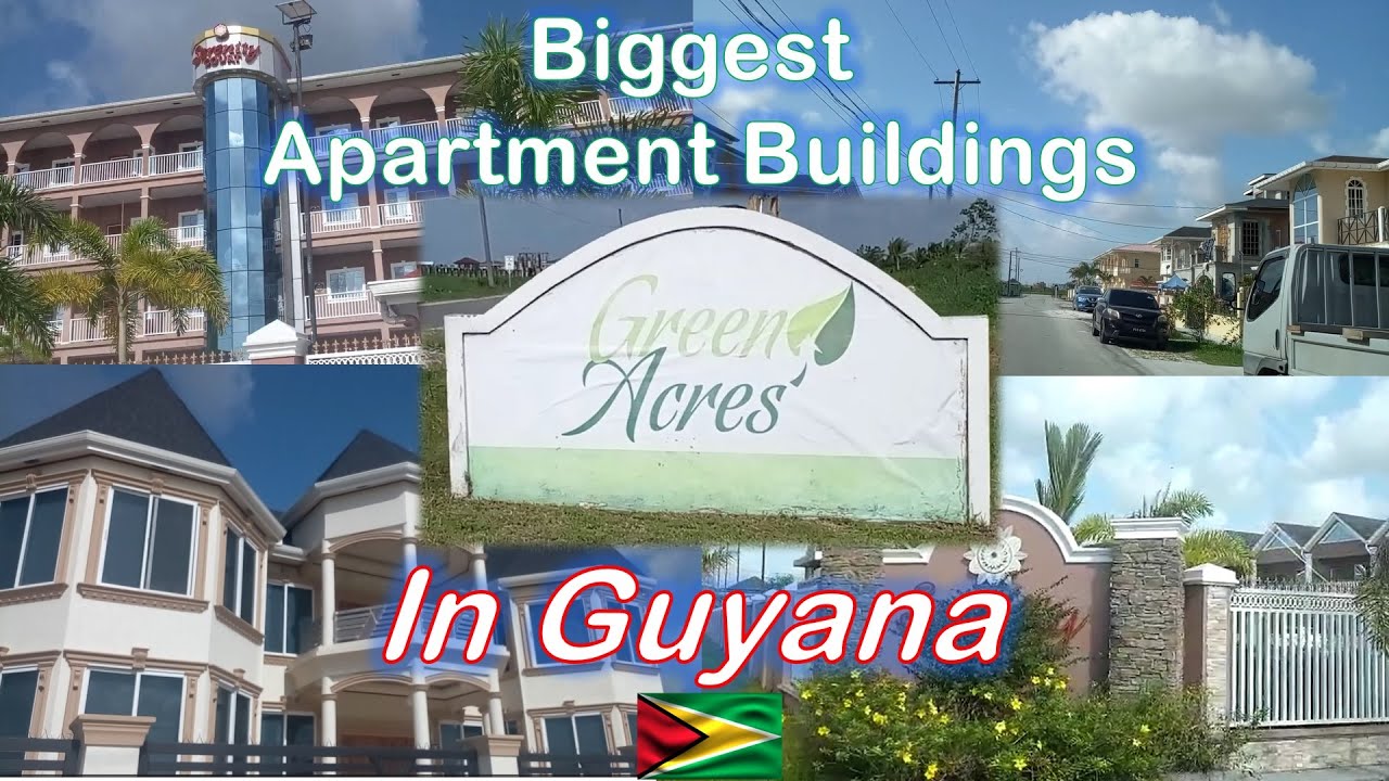 Guyana's Largest Apartment Buildings || Green Acres Gated Community
