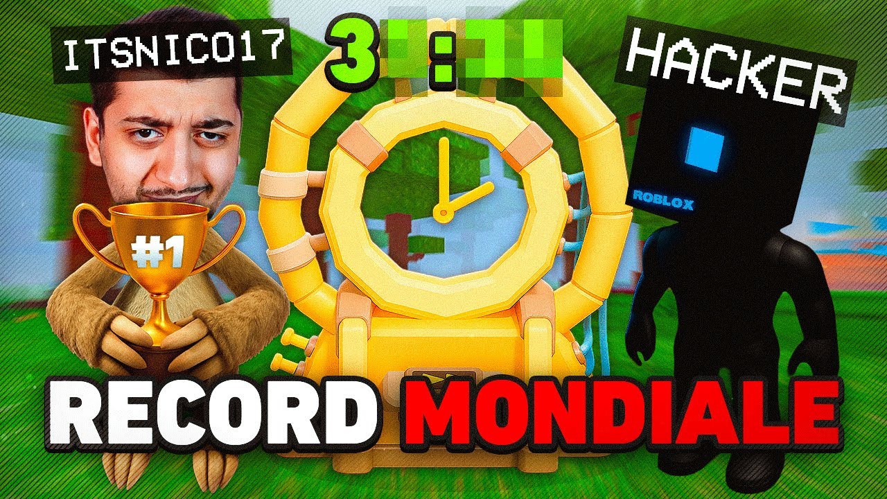 HO BATTUTO il RECORD MONDIALE con l'HACKER su 99 NOTTI!! ROBLOX ITA