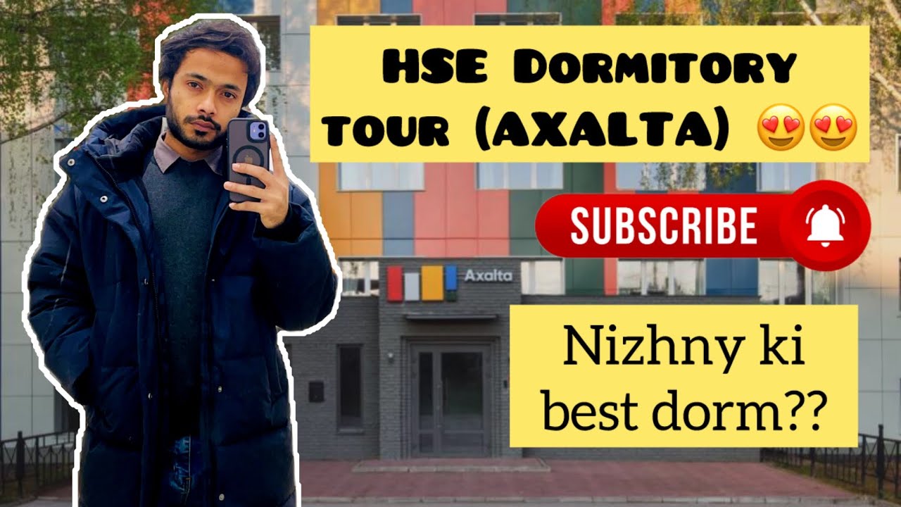 HSE Dormitory Tour | Nizhny Novgorod 🇷🇺 | Study in Russia |