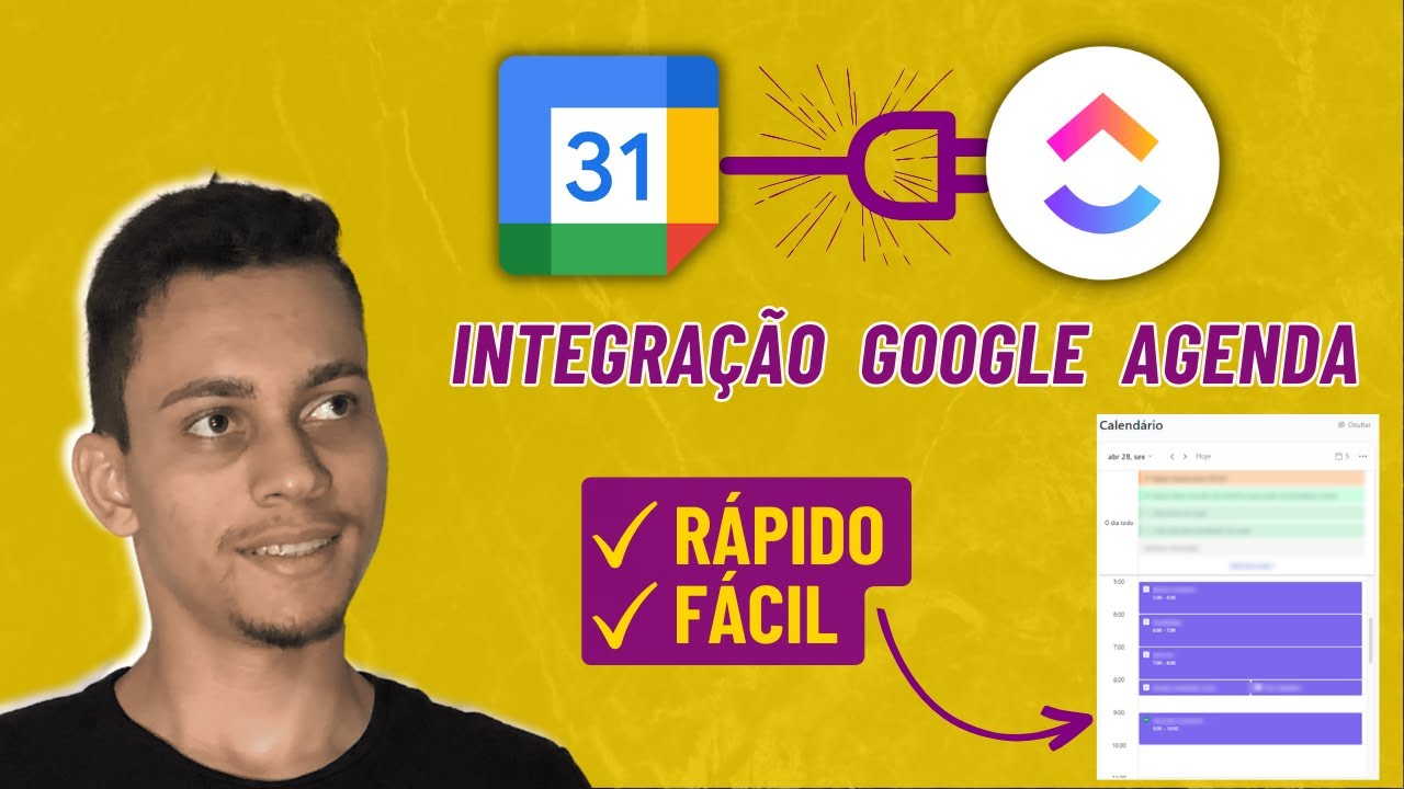 Passo a passo: Como integrar Google agenda com o ClickUp - Tutorial completo de integração