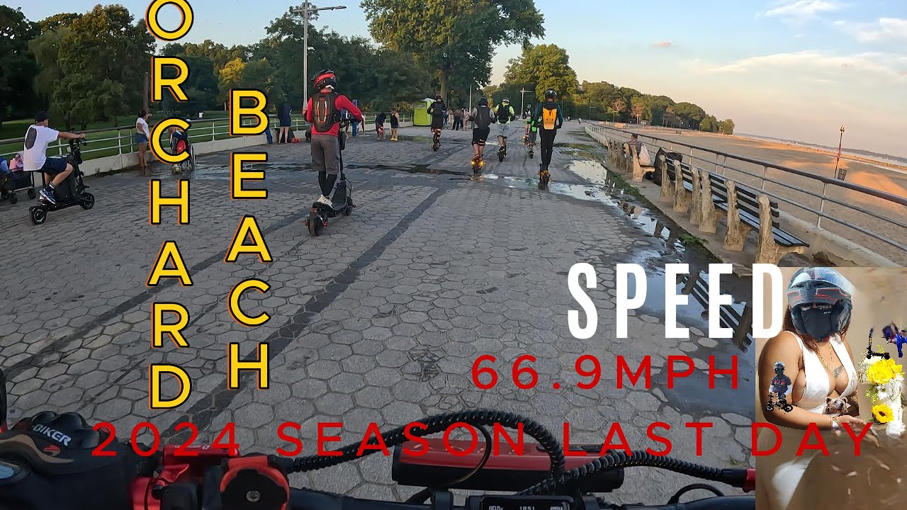 fastest electric scooter 2024 Season last day in orchard beach city island wolf king gt top speed 66