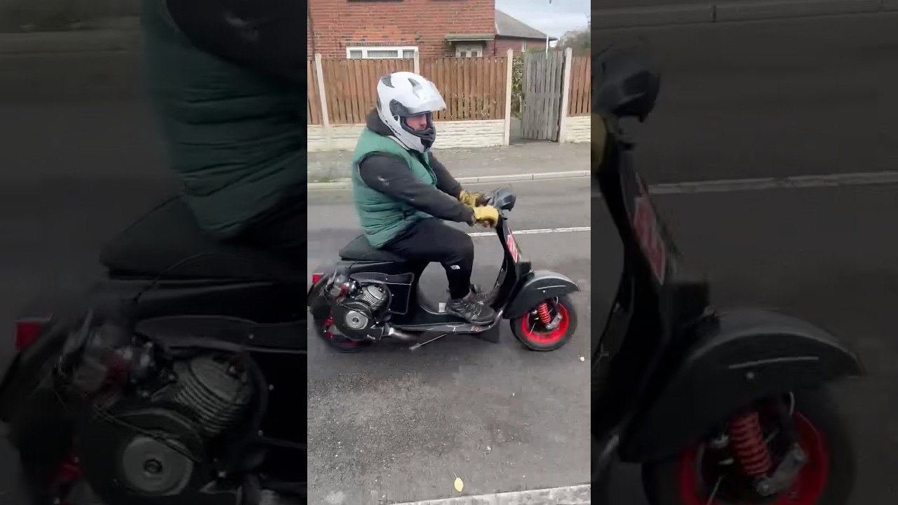 25HP VESPA SMALLFRAME #racing #vespa #2stroke #bike #scooter #power #automobile #shorts #shortsfeed