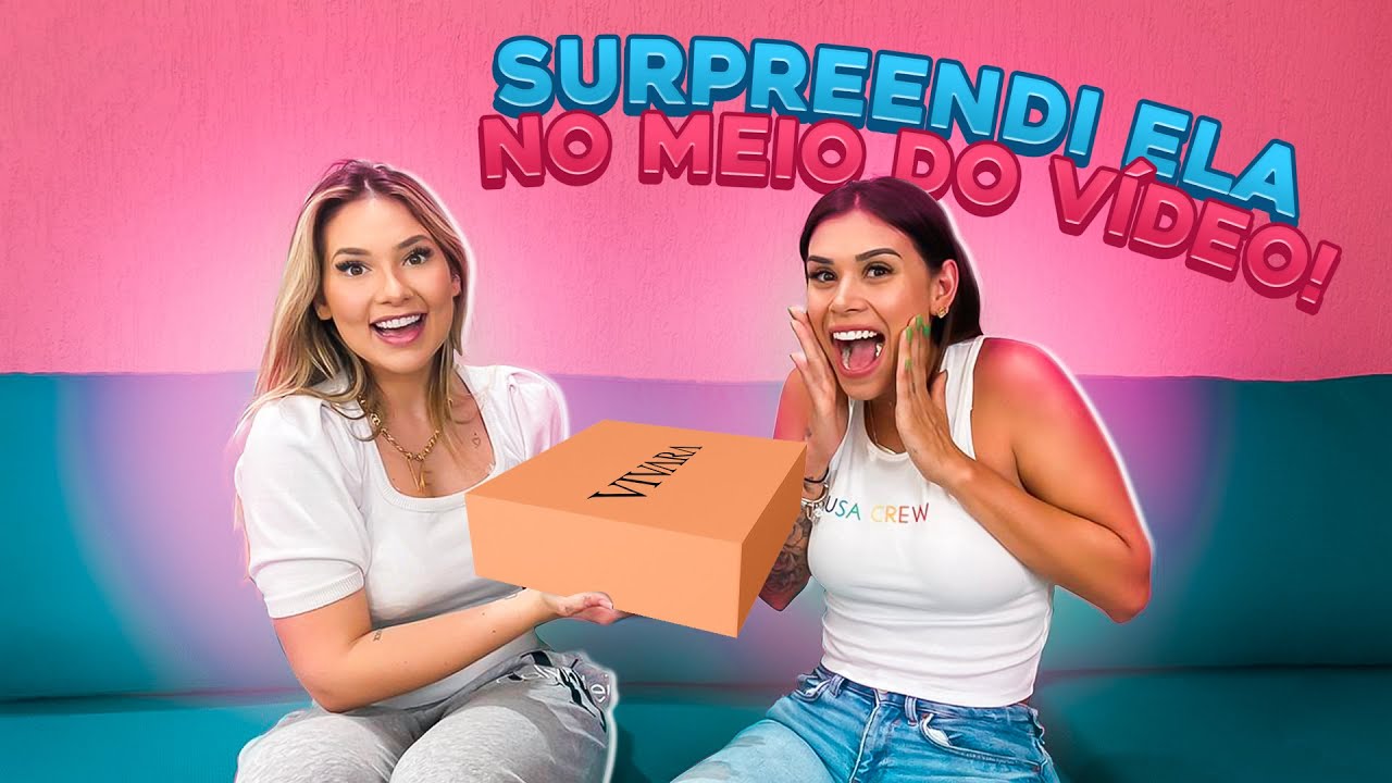 SURPREENDI MINHA MELHOR AMIGA NESSE VIDEO!!