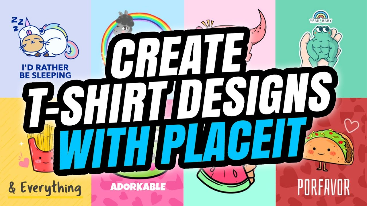 PlaceIt t-shirt design | tips & tricks for print on demand