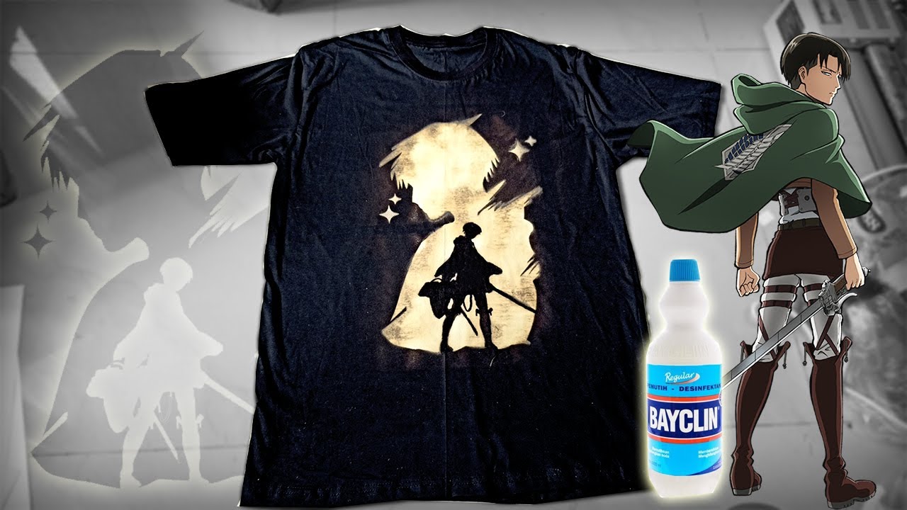Modal BAYCLIN Bisa bikin Baju Distro Keren (LEVI ACKERMAN)
