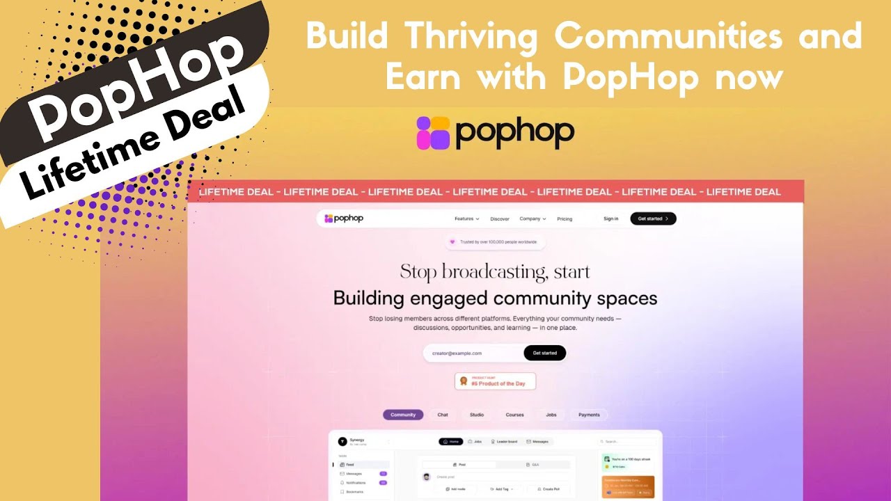 PopHop Lifetime Deal - All-in-One Community Grow Platform