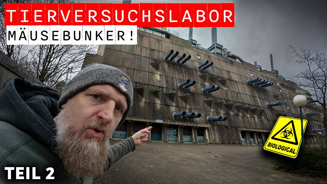 EHEMALIGES TIERVERSUCHSLABOR - MÄUSEBUNKER 😱 KASSERNE & LUFTSCHUTZBUNKER - LOST PLACE VLOG TEIL 2/3