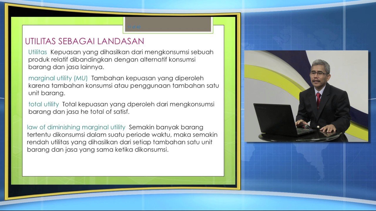 ESPA4111 TEORI EKONOMI MIKRO - PERILAKU KONSUMEN