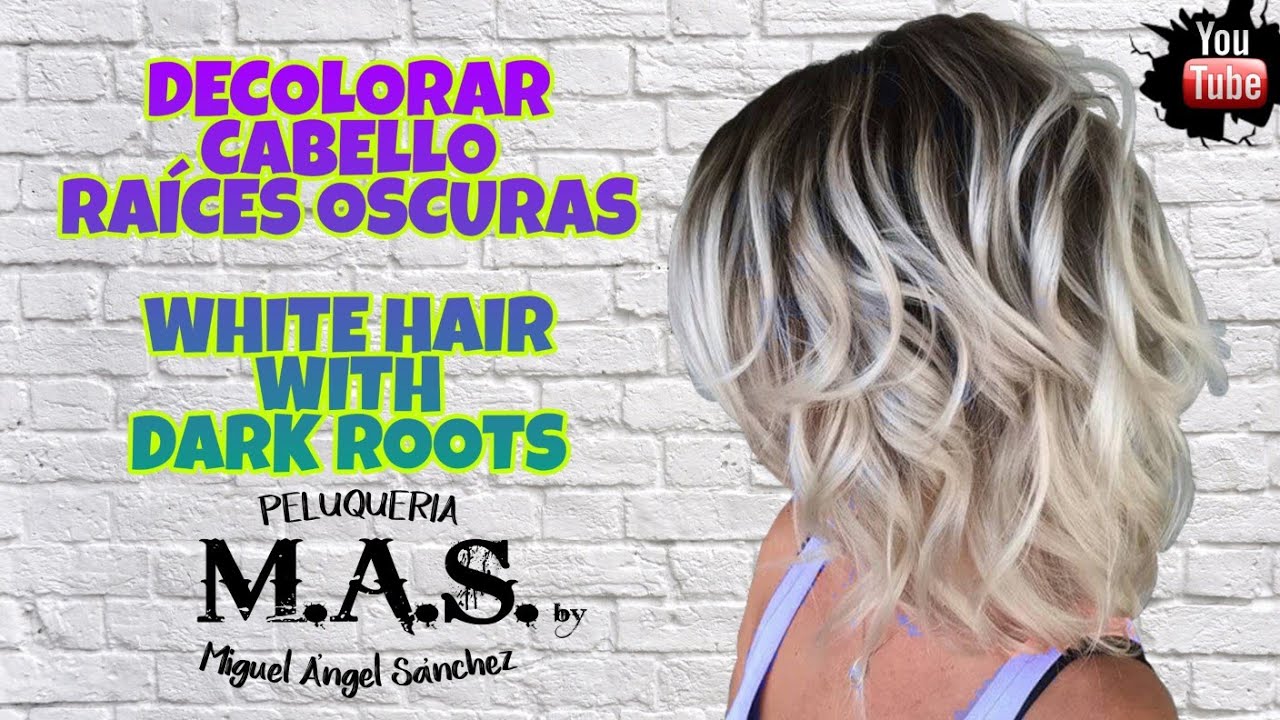 Como Decolorar El Cabello a Blanco.