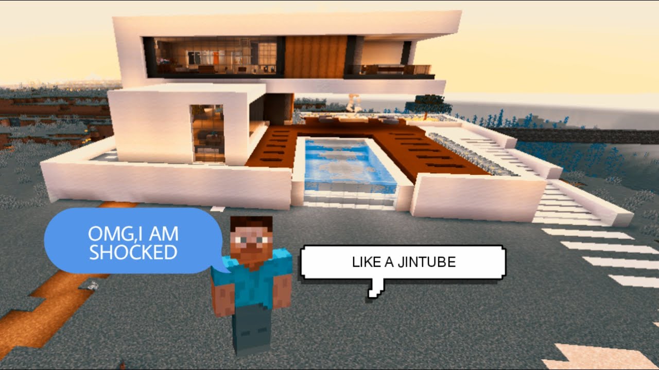 [ MINECRAFT ]   BUILD MODERN HOUSE LIKE  