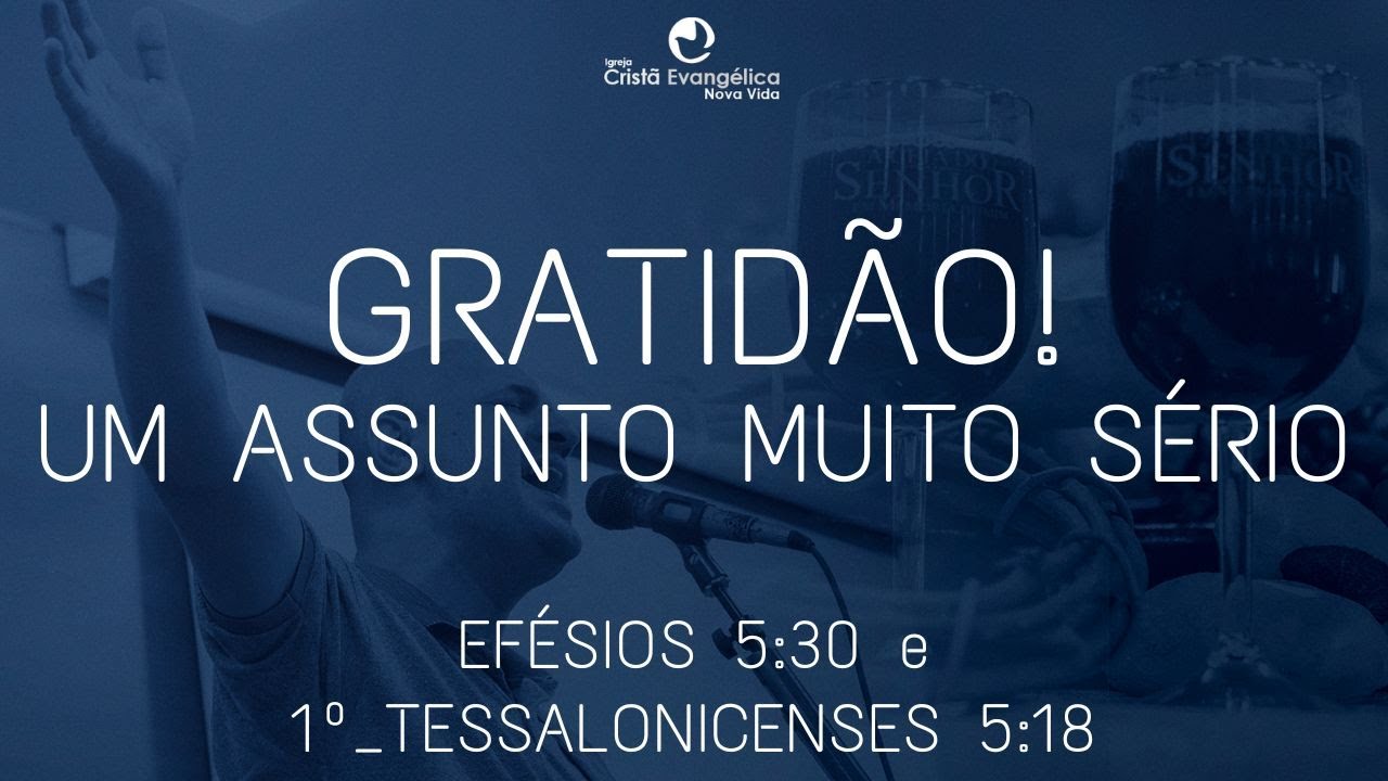 GRATID&Atilde;O - UM ASSUNTO MUITO S&Eacute;RIO