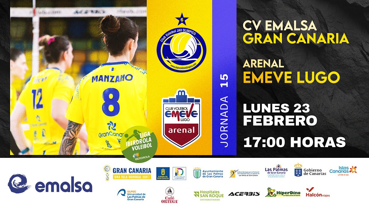 Liga Iberdrola 25-26 | CV EMALSA GRAN CANARIA - ARENAL EMEVE LUGO