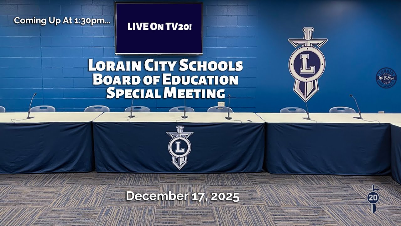 LIVE! Lorain City Schools Board of Education Special Meeting 12/17/2025