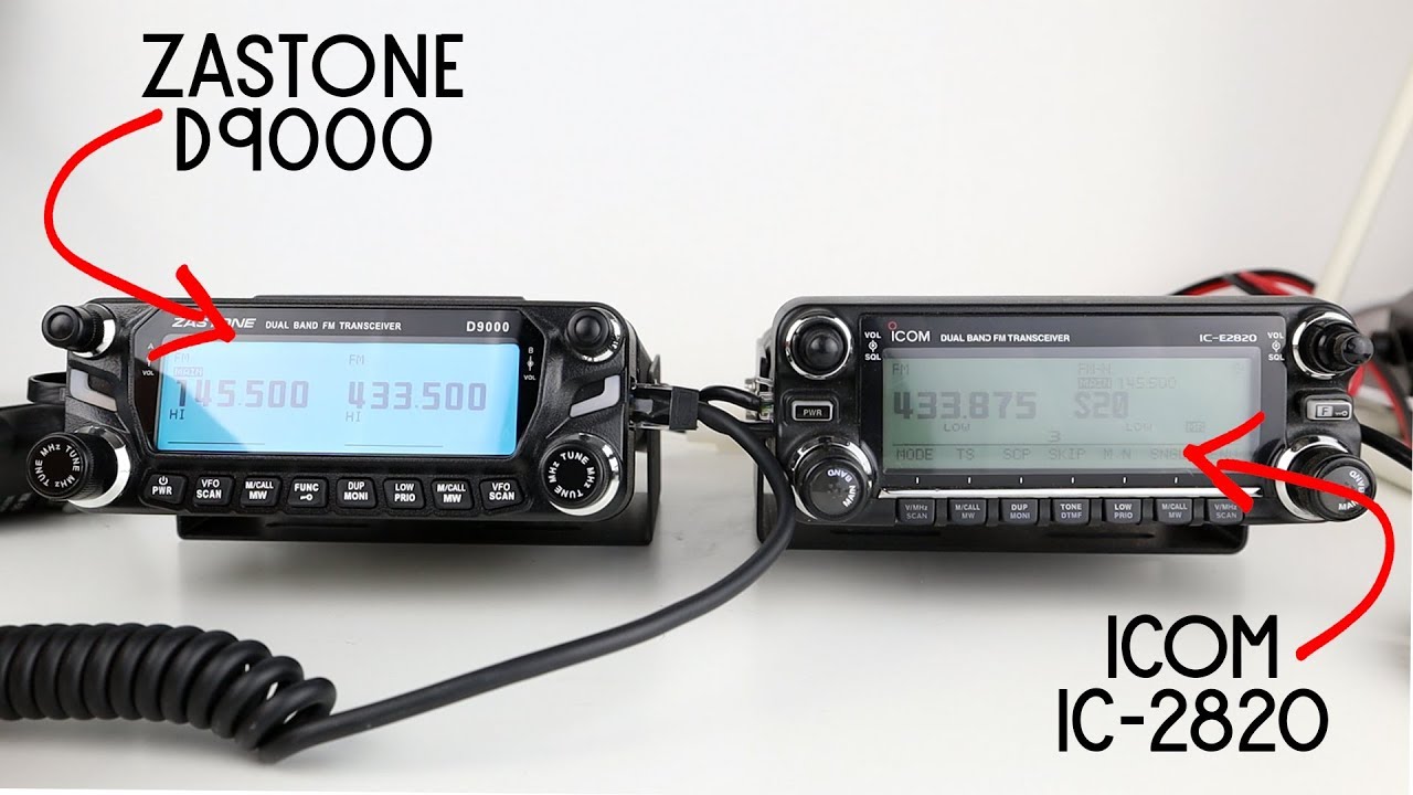 Zastone D9000 Vs Icom IC-2820 Detailed Comparison & Radio Testing!