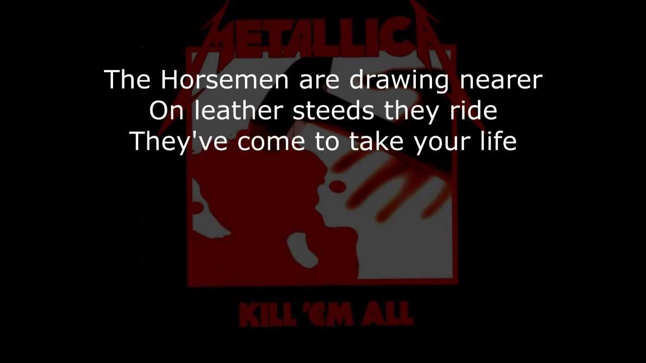 Metallica  The Four Horsemen Lyrics (HD)