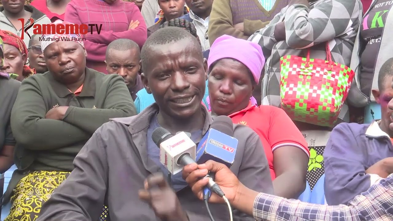 Bamiri kuma Naikuru gutiguo na kigiriko thutha wa mwiri wa mwana wao kuhingiririo mocari