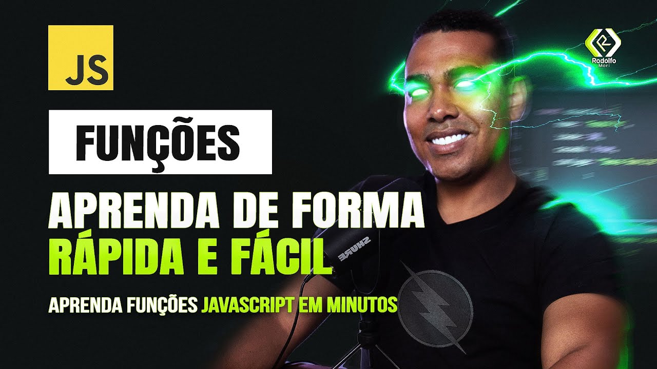 🔴 APRENDA FUNÇÕES EM JAVASCRIPT EM ALGUNS MINUTOS - Curso de JavaScript