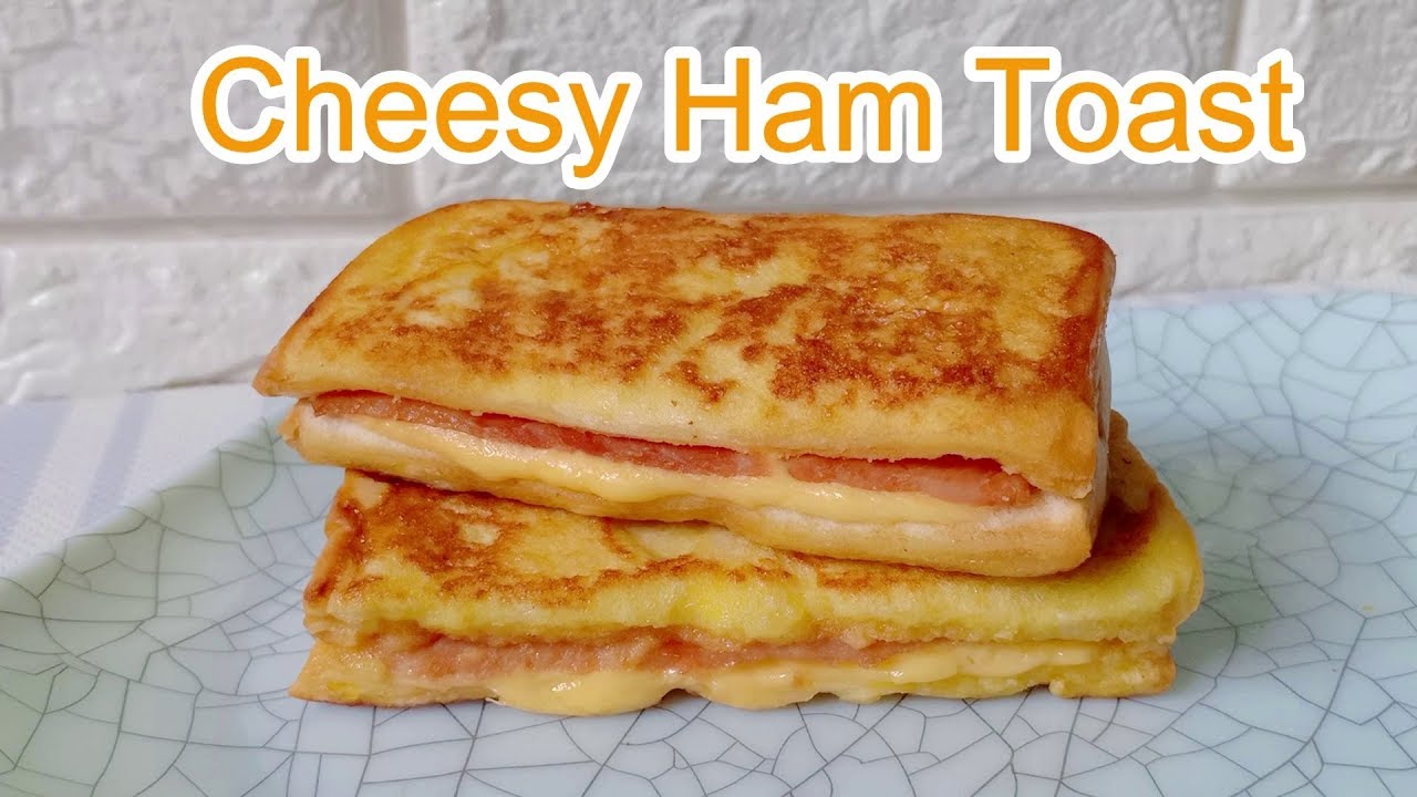 Cheesy Ham Toast l How to Make Easy Cheesy Ham Toast