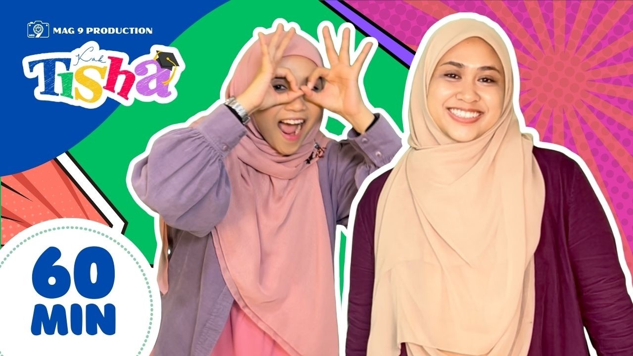 Kompilas Belajar Bercakap | Perkataan Pertama Saya | Kak Tisha & Cikgu Lala | Video Awal Usia