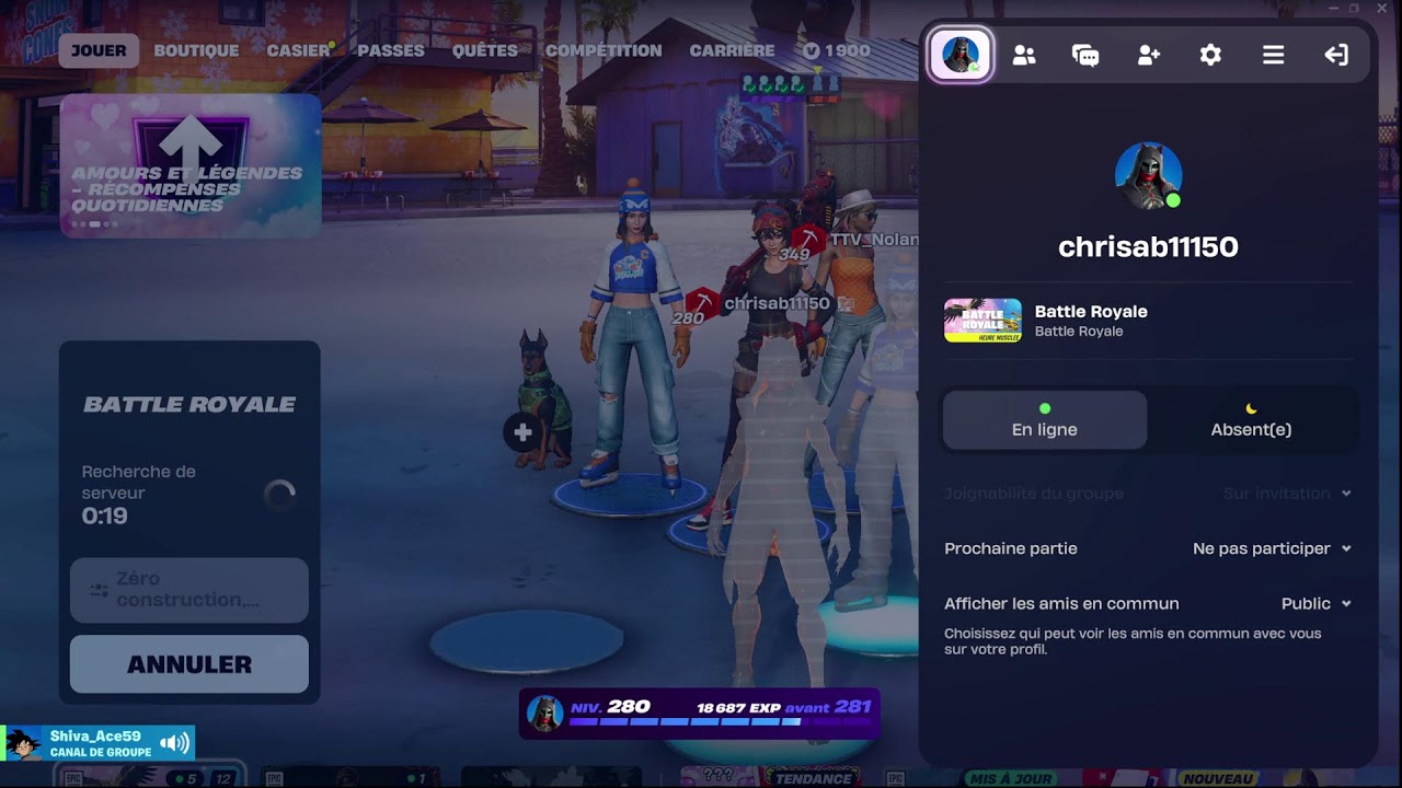 Fortnite en s'amusant