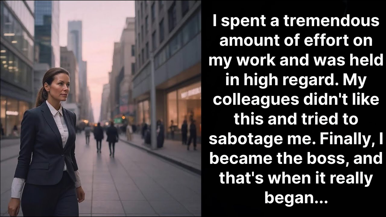 I spent a tremendous amount of effort on my work and was held in high regard