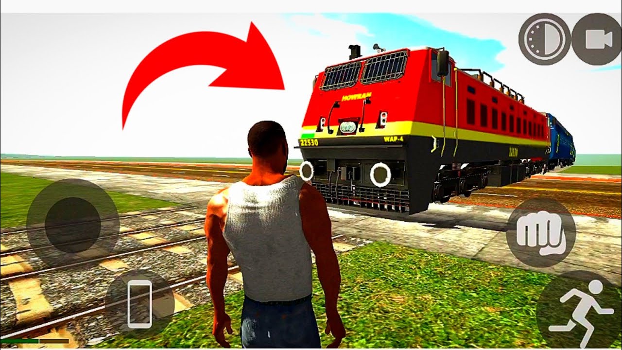Road Par Train 🚆indian bike driving 3d game new update train #indianbikedriving3dnewupdate