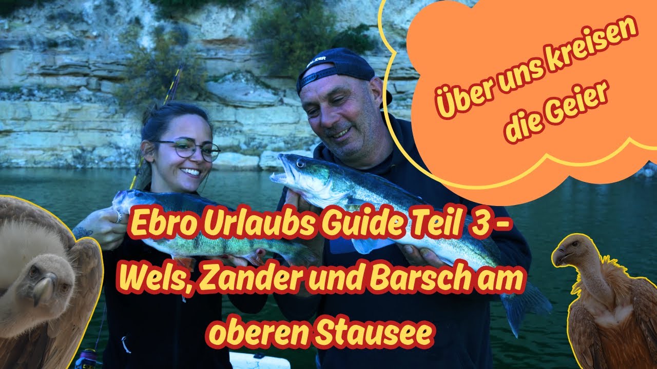 Angeln in Spanien Teil 3 - Wels, Barsch und Zander am oberen Stausee.
