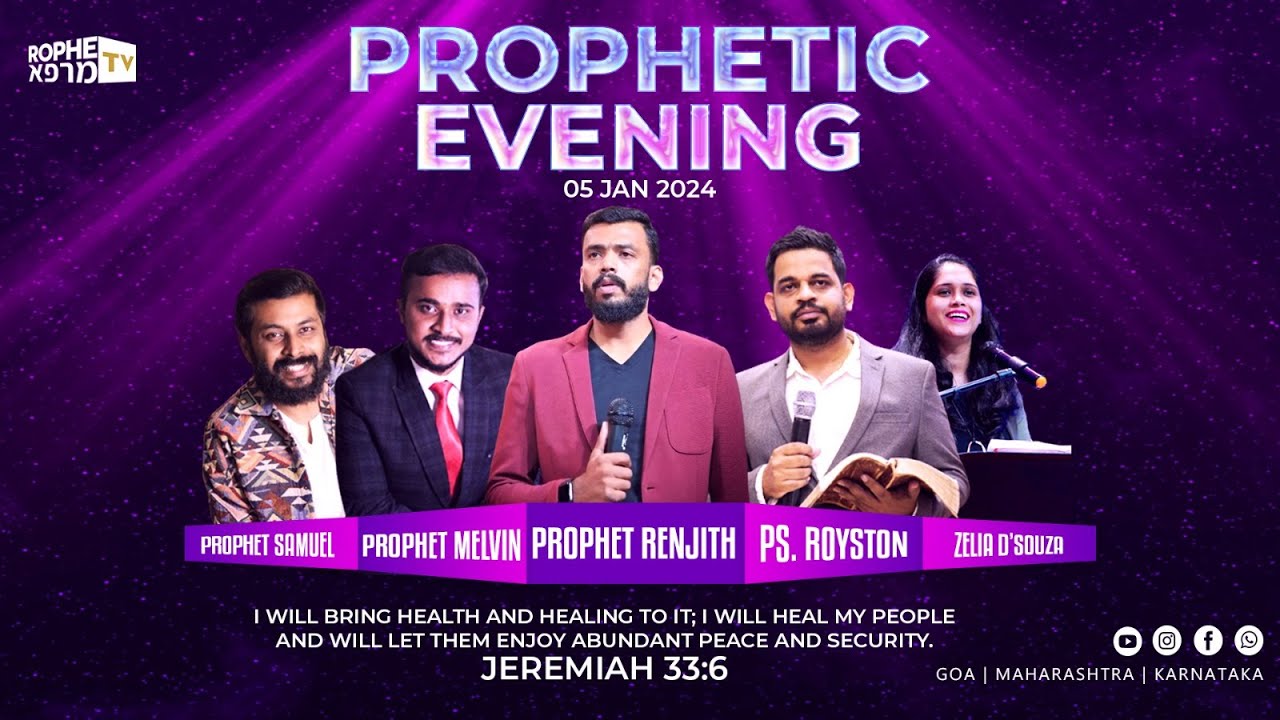 Rophe Tv: Prophetic Evening 5 February 2024 Highlights | Prophet Renjith & team