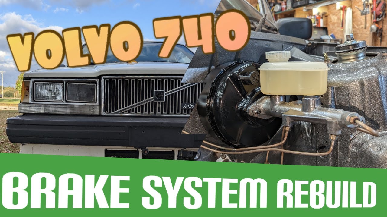 Volvo 740 Brake System Rebuild and How To Bleed (By Yourself)