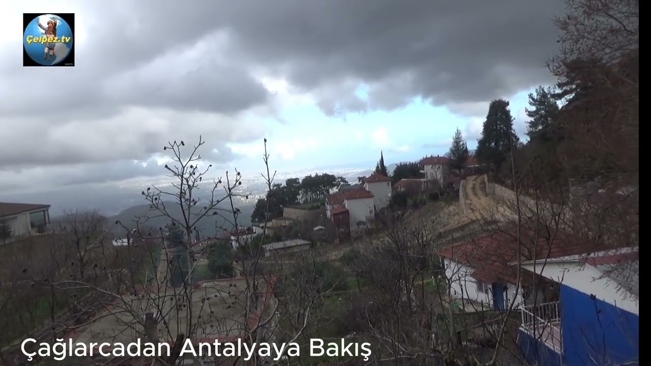 Çelpez.tv:900 Metre Yüksektan Çağlarcadan Antalyaya Bakış