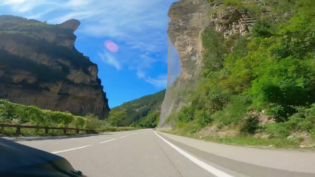 Entrevaux, entrée Daluis, Valberg et sortie Daluis