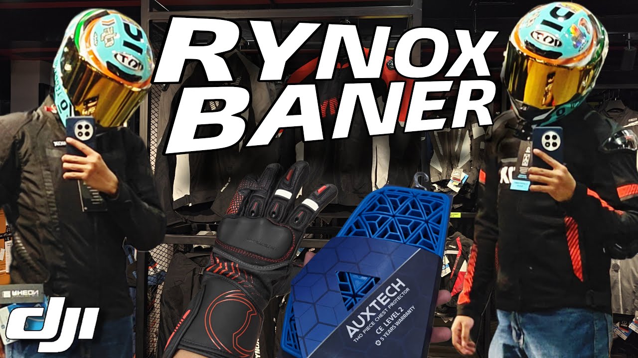 RIDING GEAR SHOPPING | RYNOX STORE BANER | PUNE NIGHT RIDE | 4K | DJI | R15V4M | 1ST VIDEO OF 2026 |