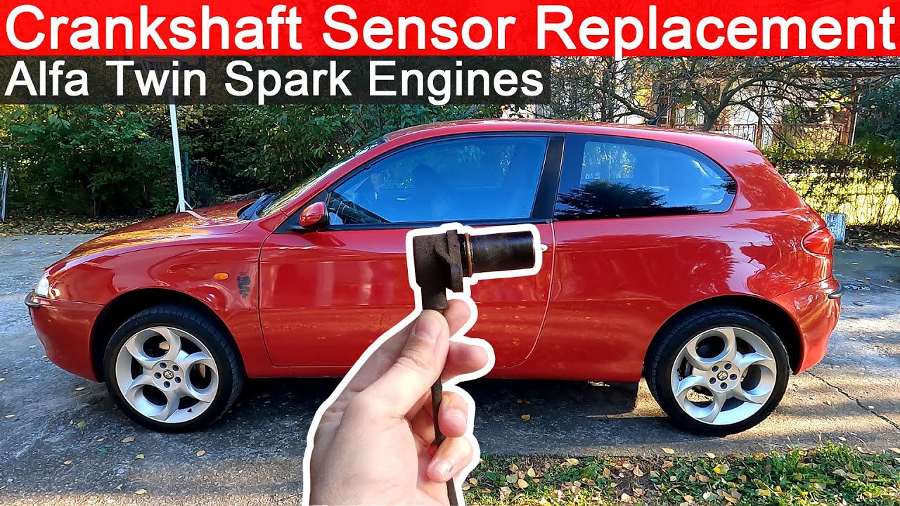 Как снять датчик коленвала на двигателях Alfa Romeo Twin Spark