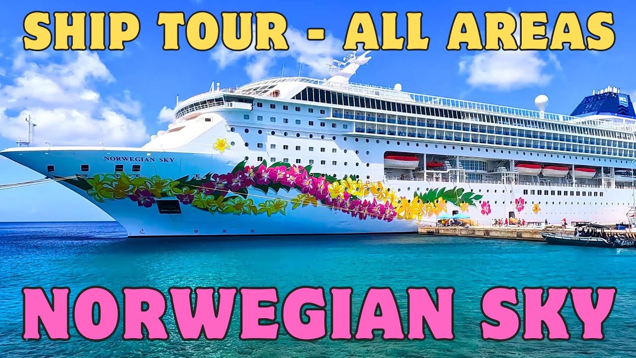 NORWEGIAN SKY -  elaborate ship tour