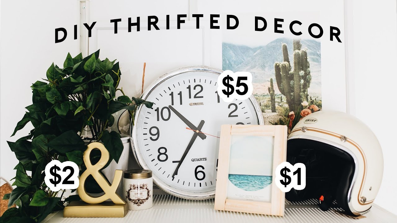 DIY Room Decor from the THRIFT STORE (Tumblr Inspired for 2018) // Lone Fox