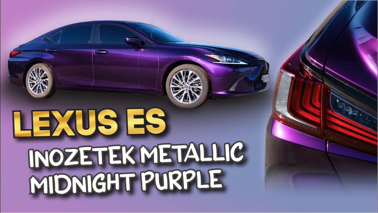 Lexus ES 200 | Полная оклейка кузова в Metallic Midnight Purple | Cтудия оклейки WrapTeam