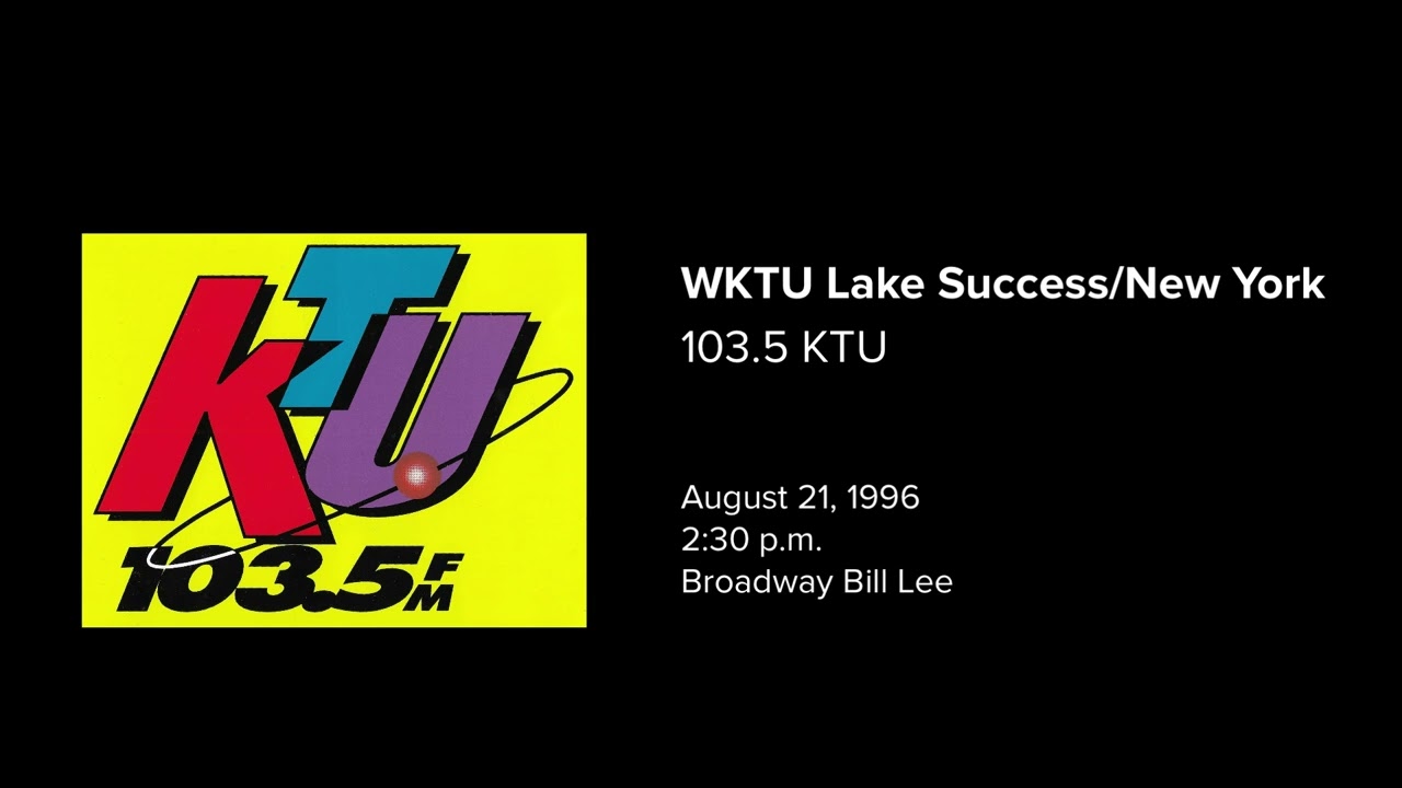 WKTU/New York (103-5 KTU) - August 21, 1996 (2:30 p.m.)