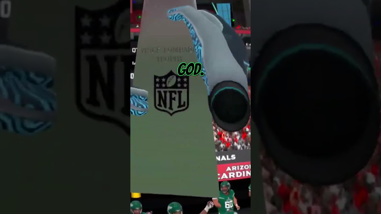 Я только что уронил самый важный трофей в Америке! #nfl #proera #madden #football #shorts #vr