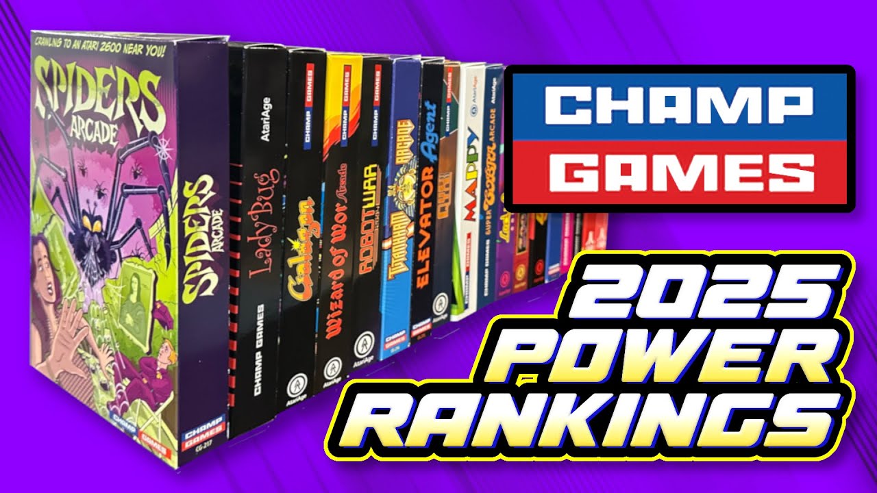 Рейтинг лучших игр от Champ Games - Джон Шампо: классика и новинки для Atari 2600!