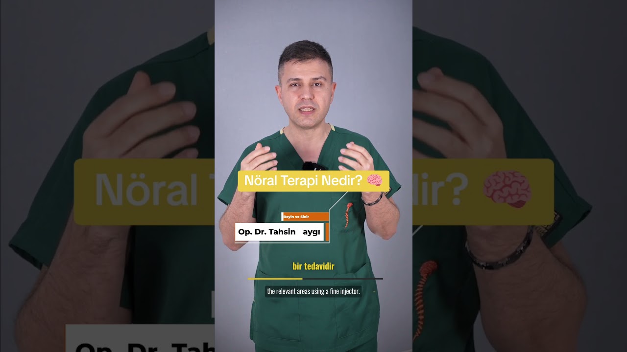 N&ouml;ral Terapi Nedir? 🧠 Op. Dr. Tahsin Saygı #beyinvesinircerrahisi