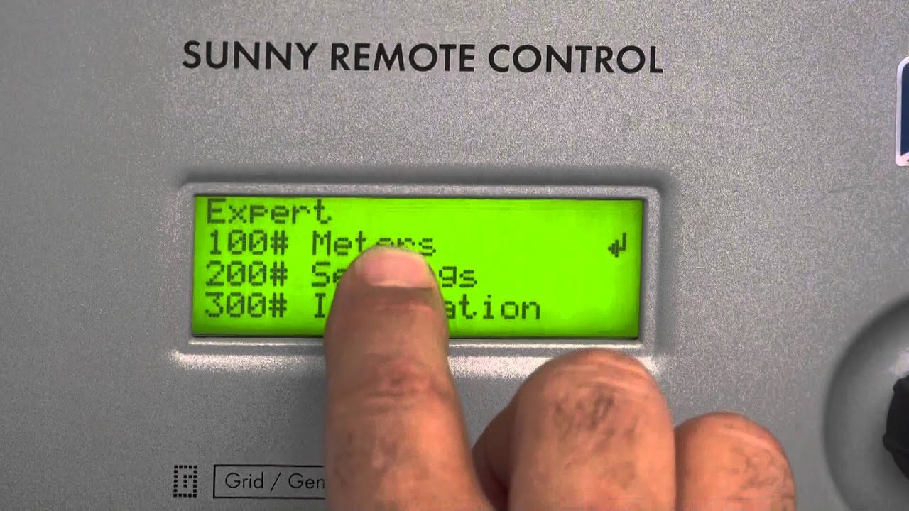 SMA SUNNY ISLAND INVERTER SET UP VIDEO